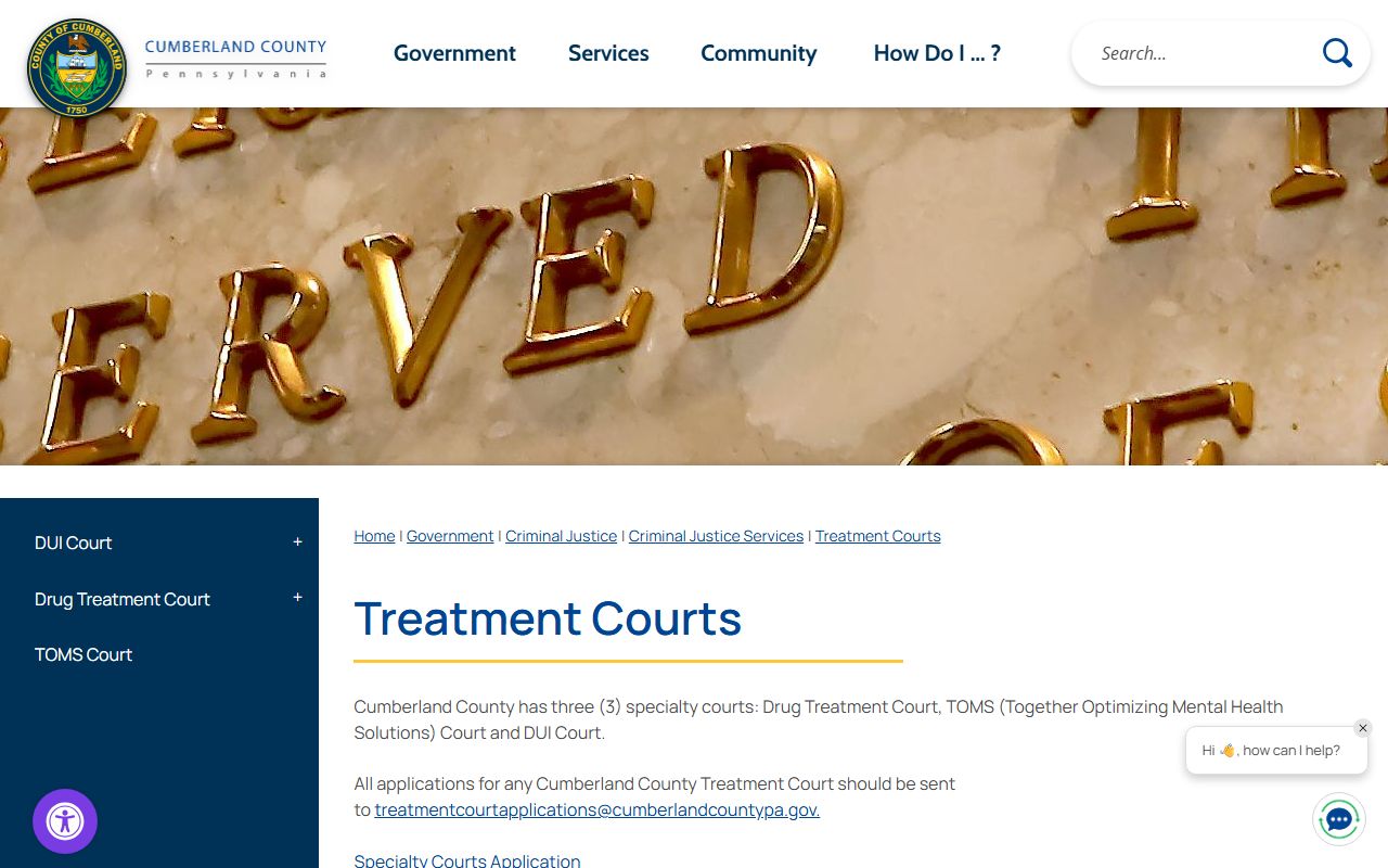 Cumberland County treatment courts overview